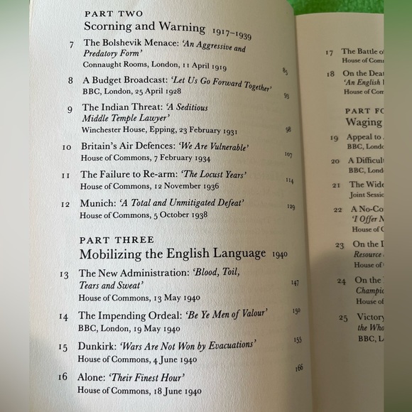 The Speeches of Winston Churchill Blood, Toil, Tears & Sweat Softcover book - Picture 4 of 10